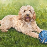 Dog painting. Murdo