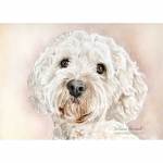 Dog painting. Barney