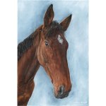 Thoroughbred Horse Painting - Lady In The Park